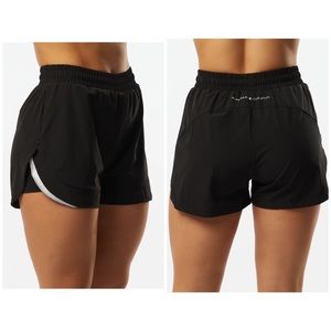 Alphalete Black Lined Stride Shorts